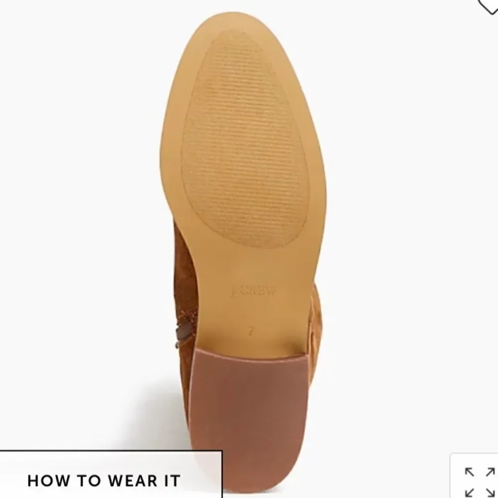 J. Crew Factory Over-the-knee microsuede boots Item AG056*